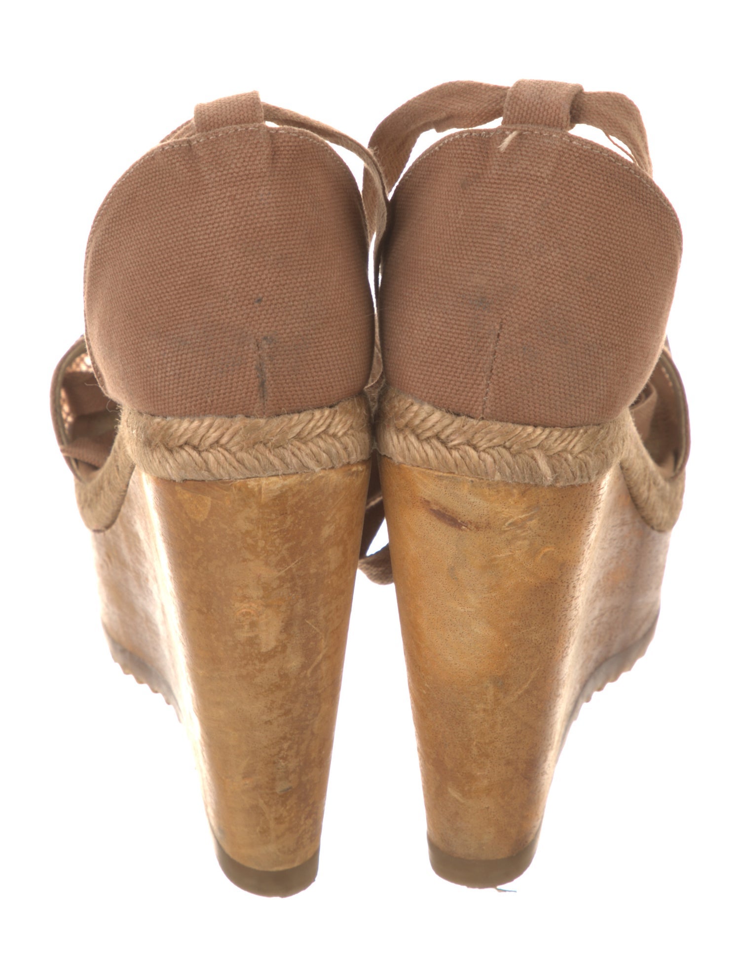 Stella McCartney Canvas Mesh Accents D'Orsay Pumps